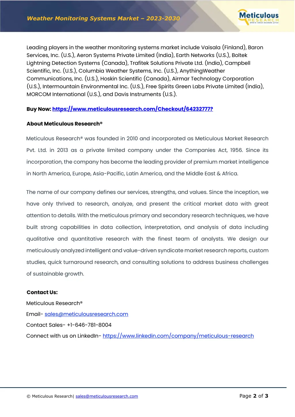 weather monitoring syste ms market 20 2 3 20 3 0 1