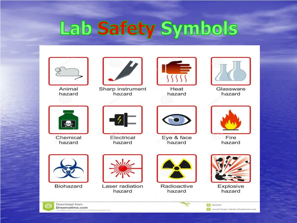 lab safety symbols