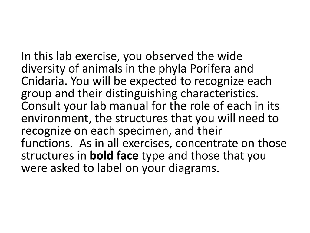 in this lab exercise you observed the wide