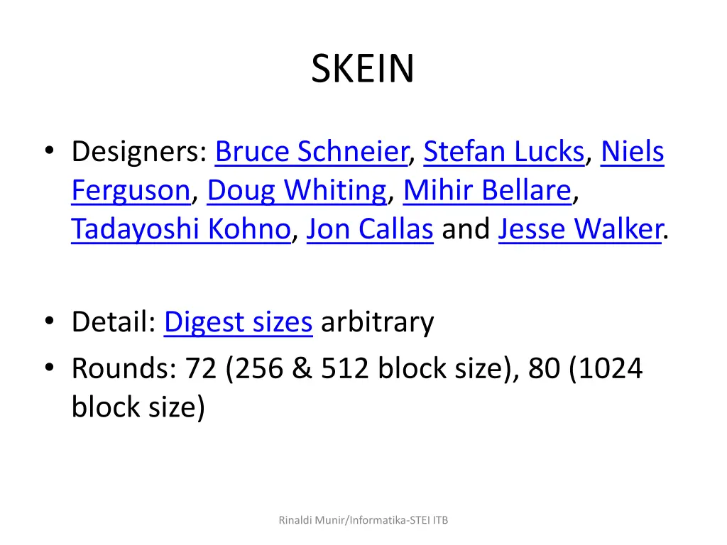 skein