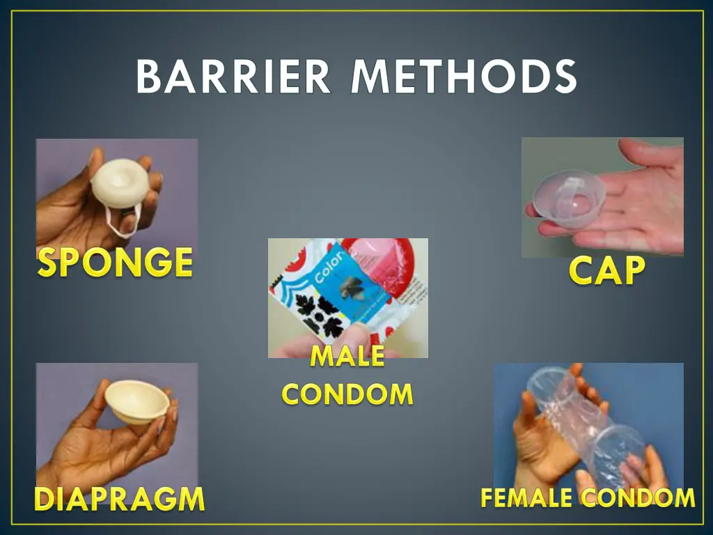 barrier methods