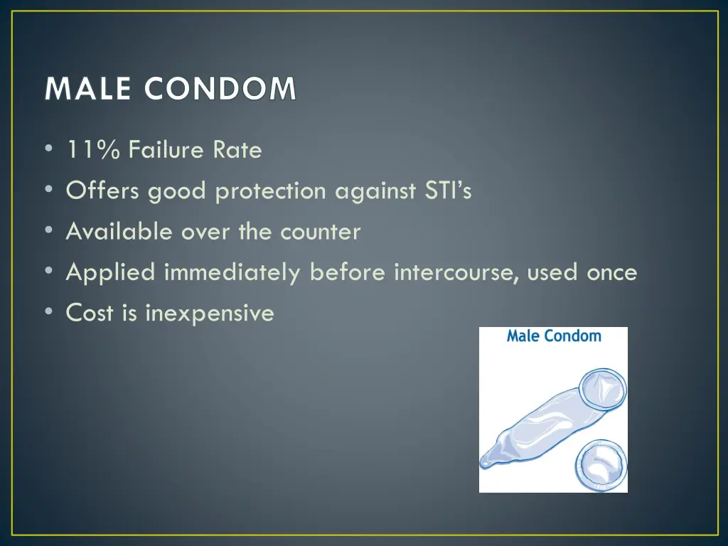 male condom