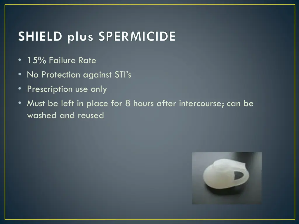 shield plus spermicide