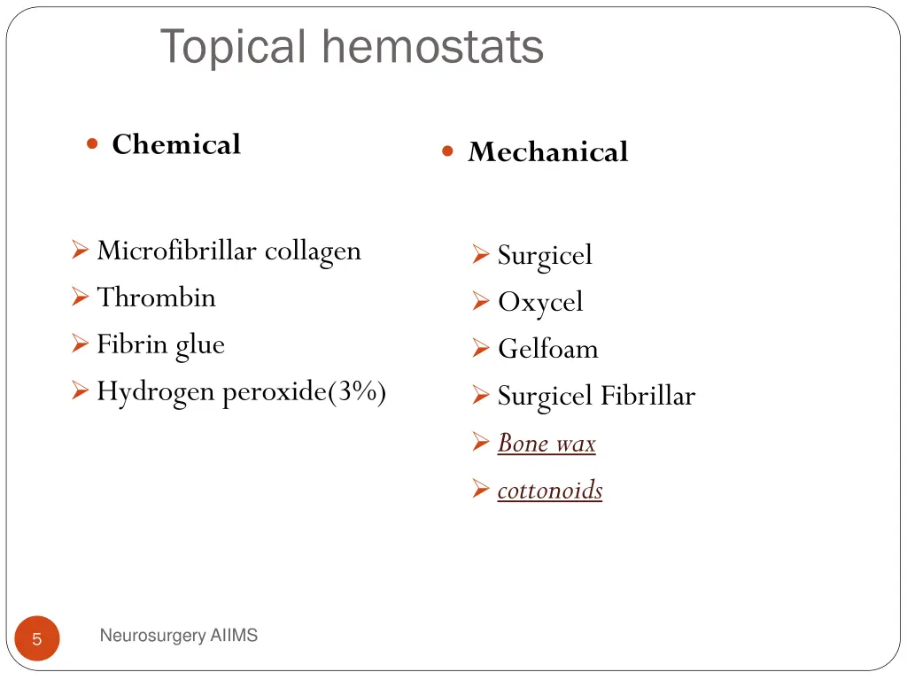 topical hemostats 1