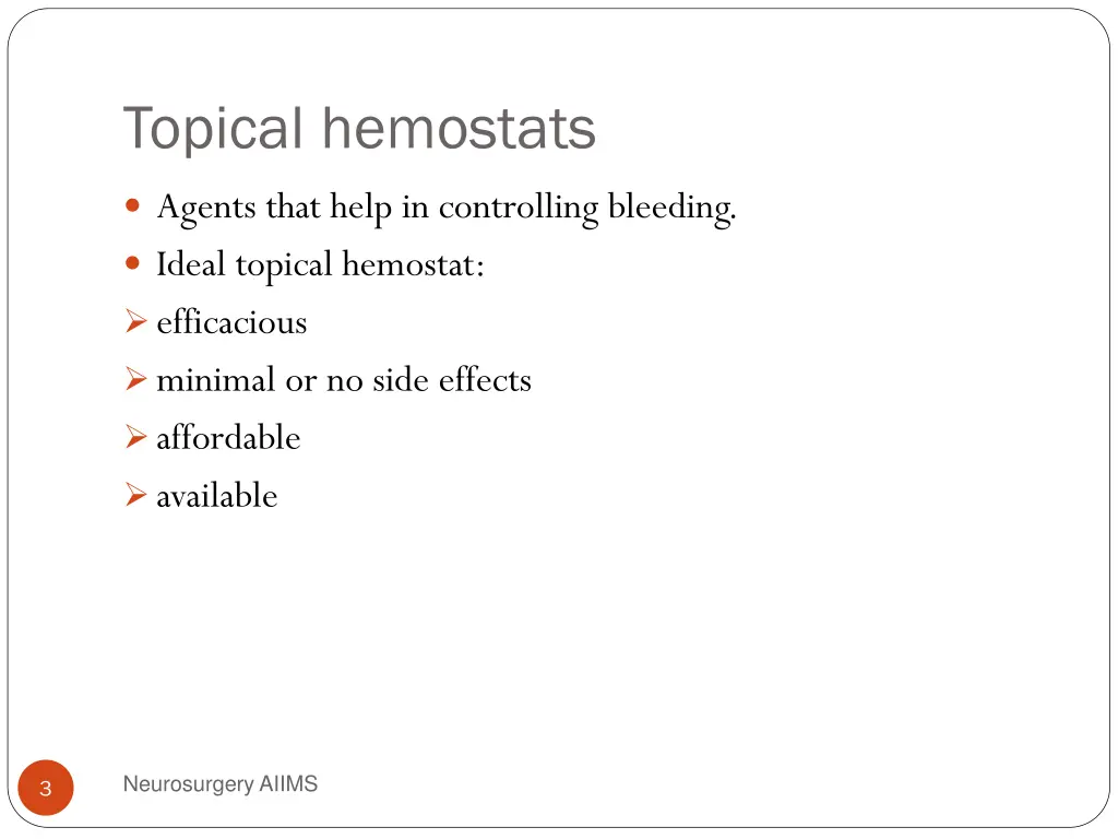 topical hemostats