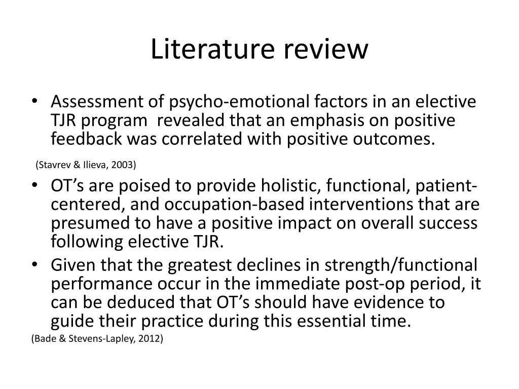 literature review 2