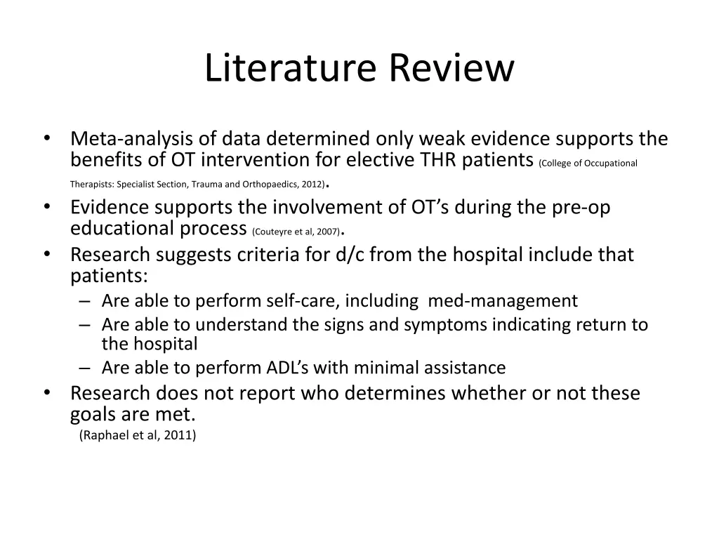 literature review