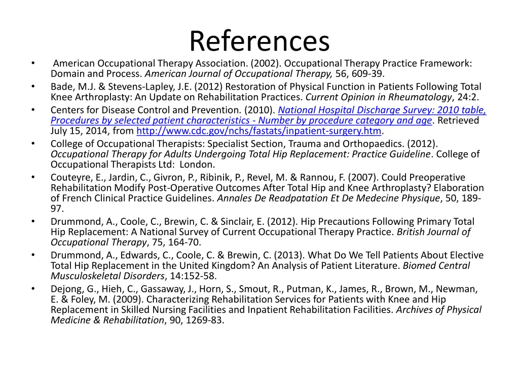 references