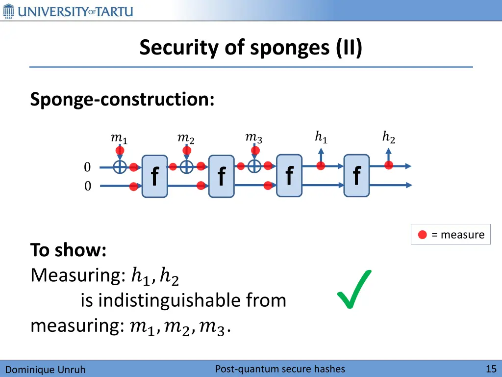 security of sponges ii