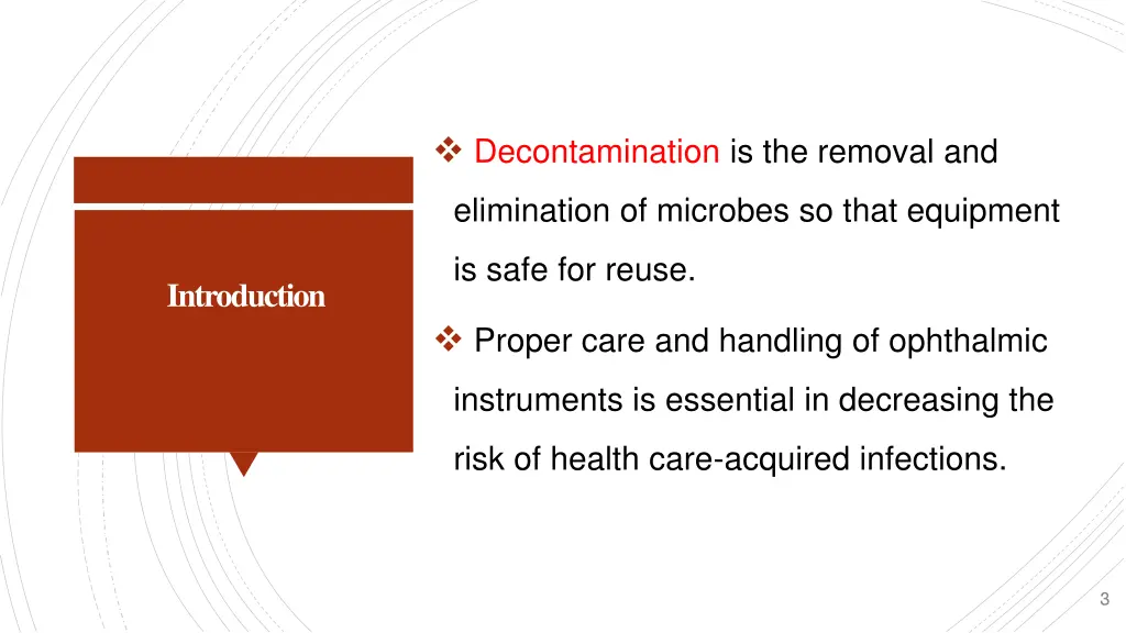 decontamination is the removal and