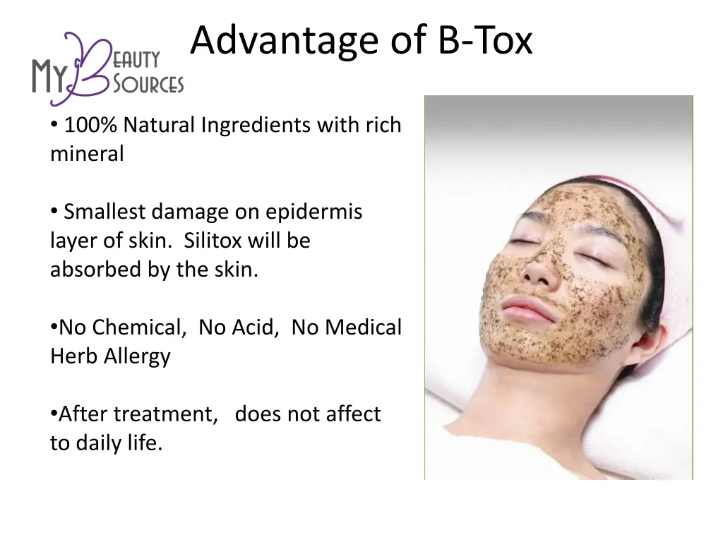 advantage of b tox