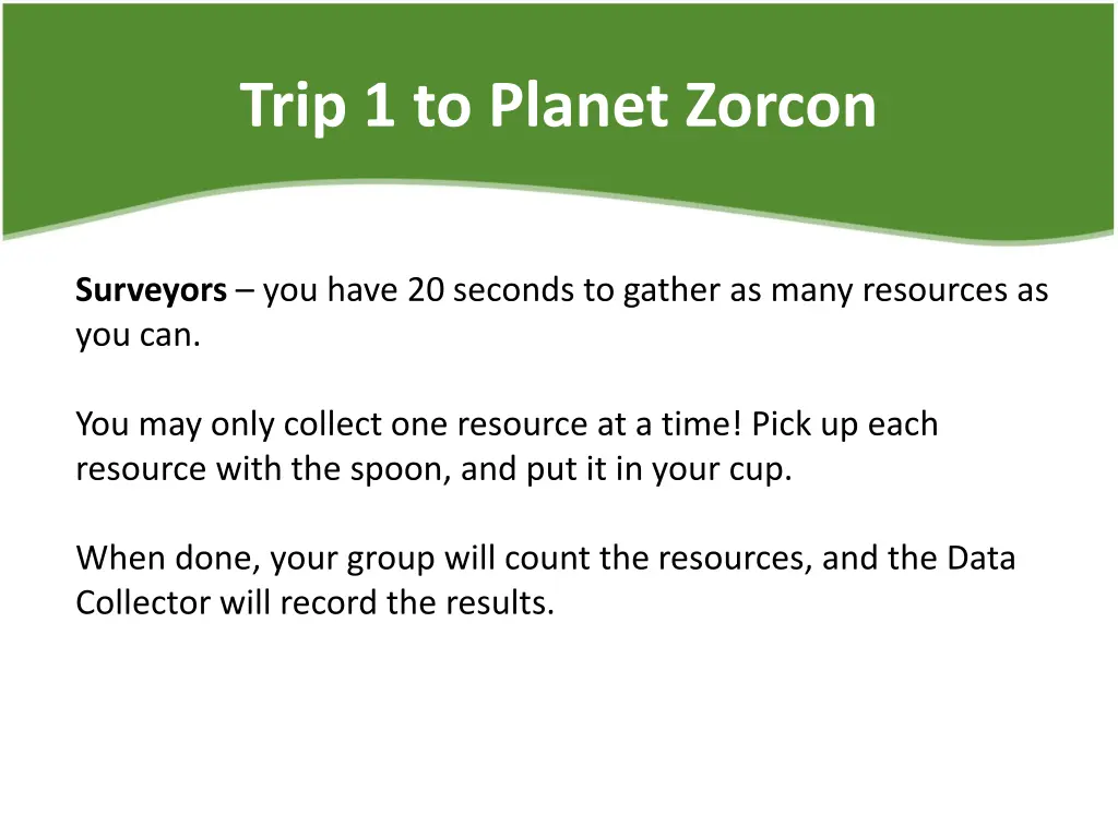 trip 1 to planet zorcon