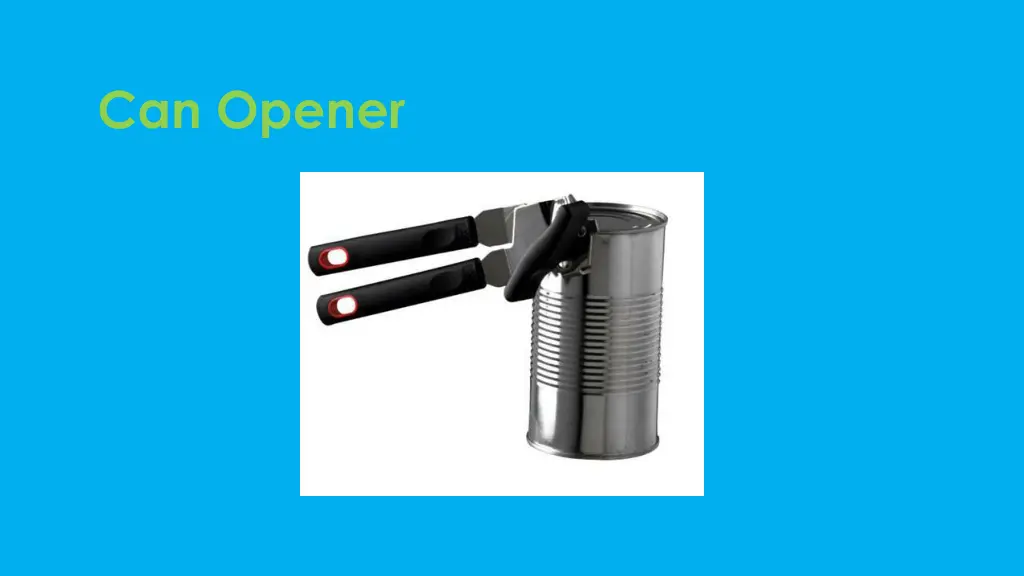 can opener