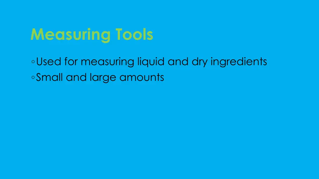 measuring tools