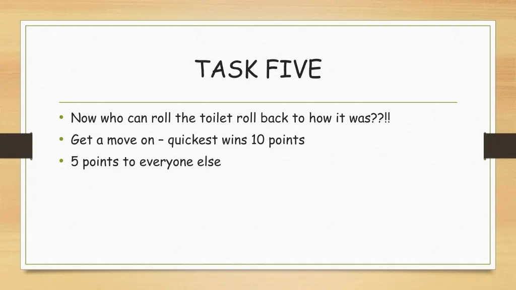 task five