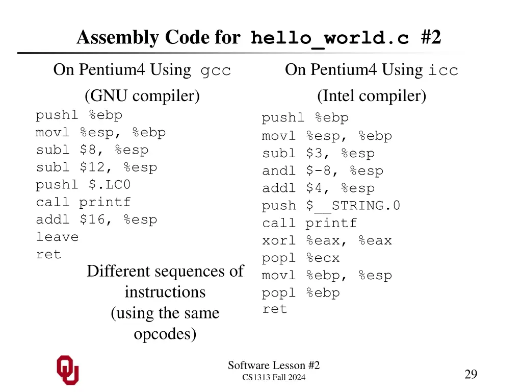 assembly code for hello world c 2