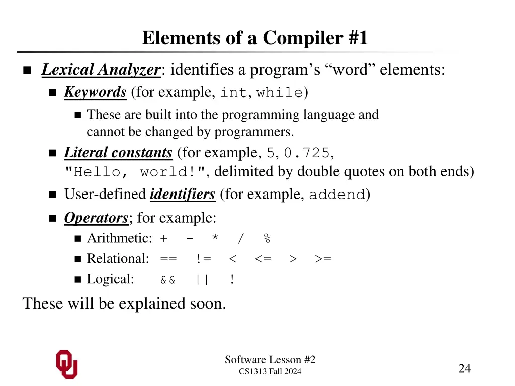 elements of a compiler 1