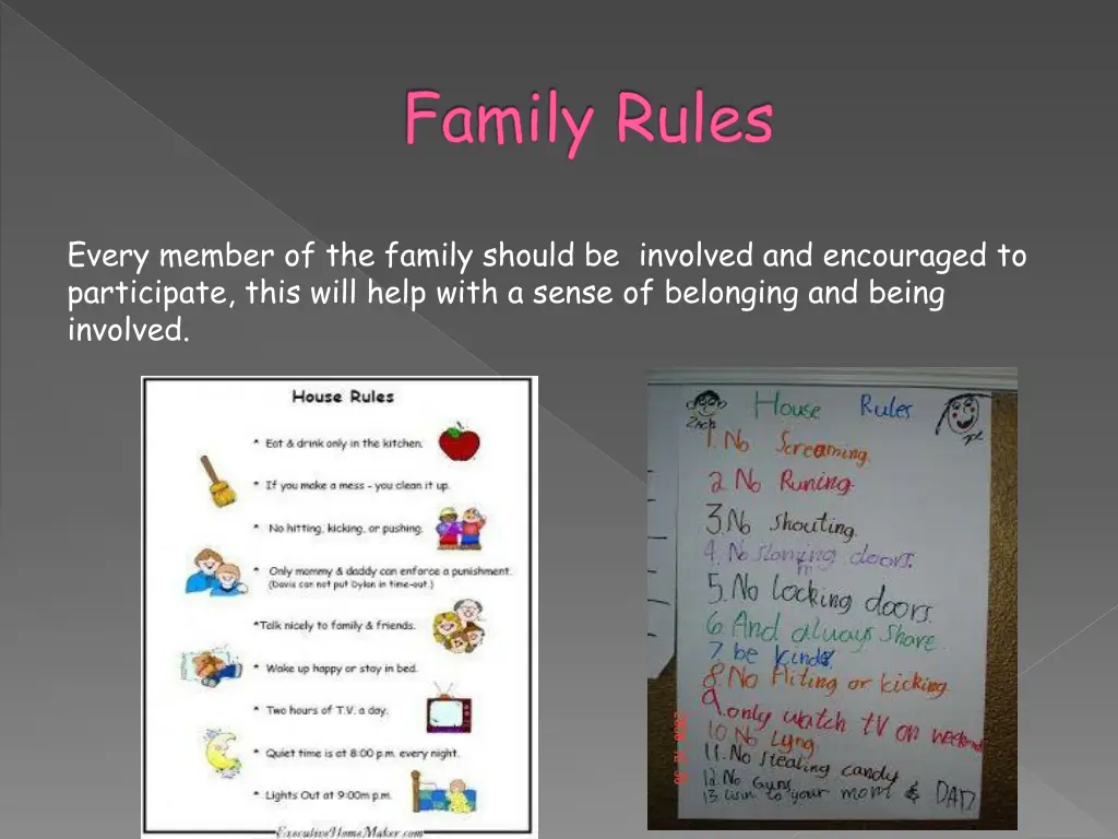 family rules