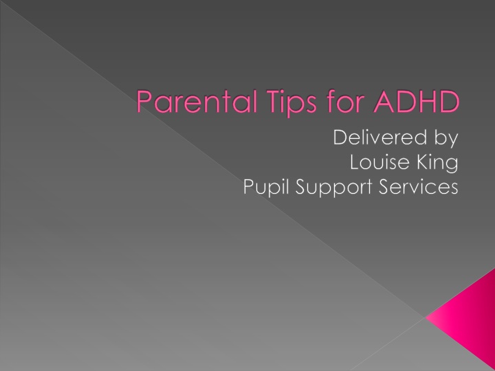 parental tips for adhd