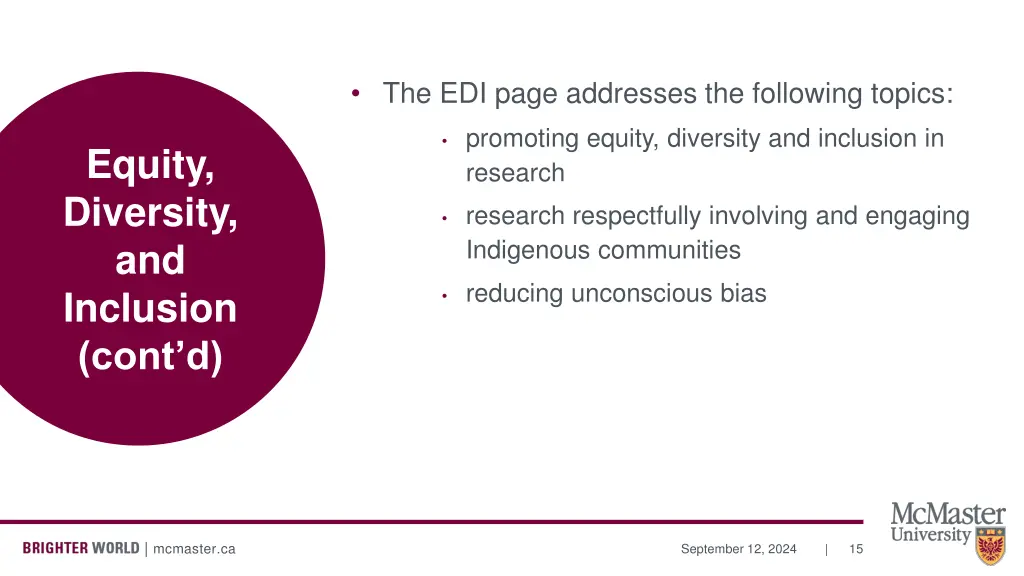 the edi page addresses the following topics