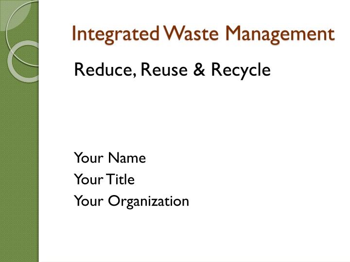 integrated waste management