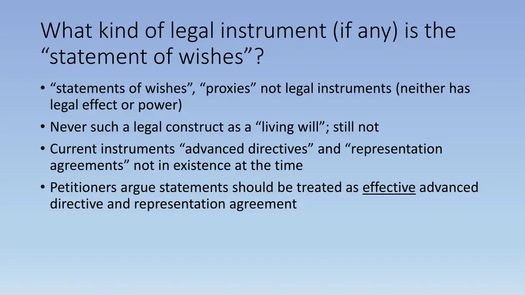 what kind of legal instrument