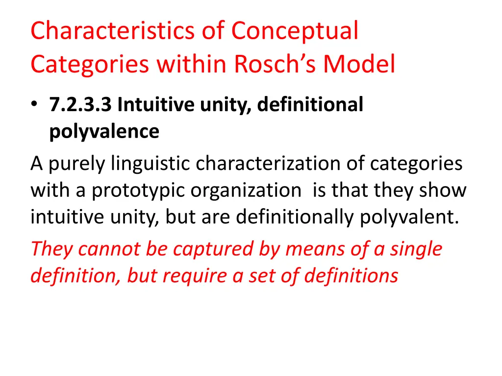 characteristics of conceptual categories within 1