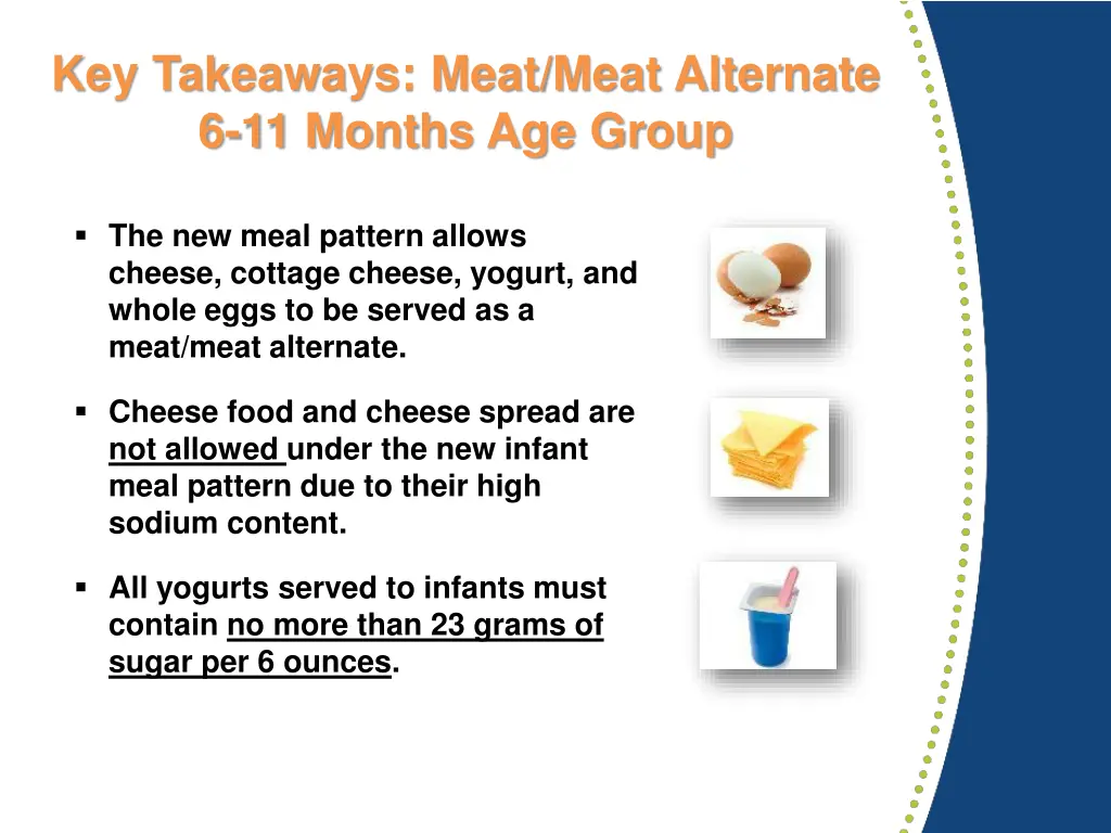 key takeaways meat meat alternate 6 11 months