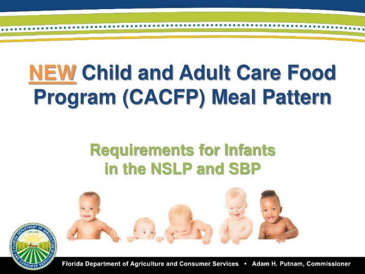 new child and adult care food program cacfp meal