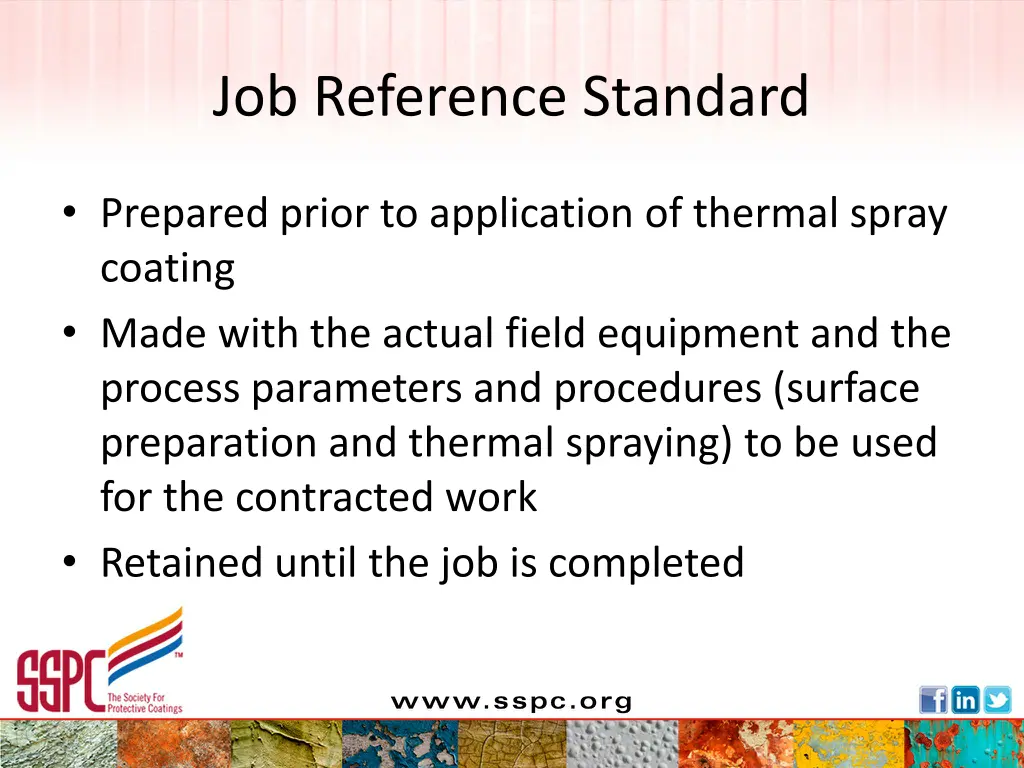 job reference standard