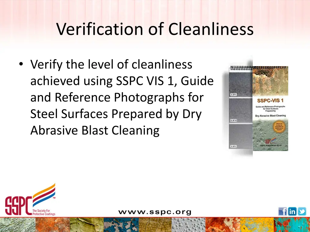 verification of cleanliness