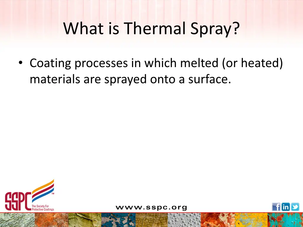 what is thermal spray