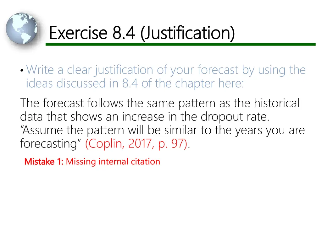 exercise 8 4 justification exercise 1