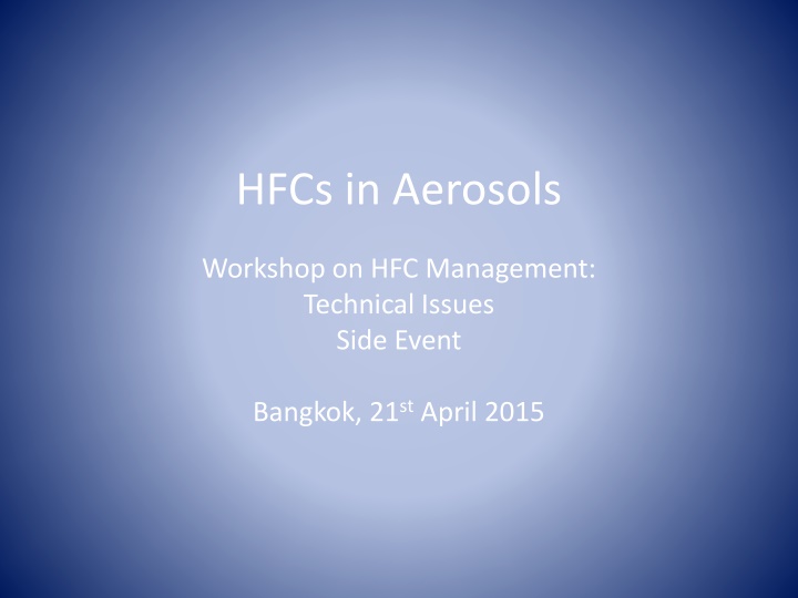 hfcs in aerosols