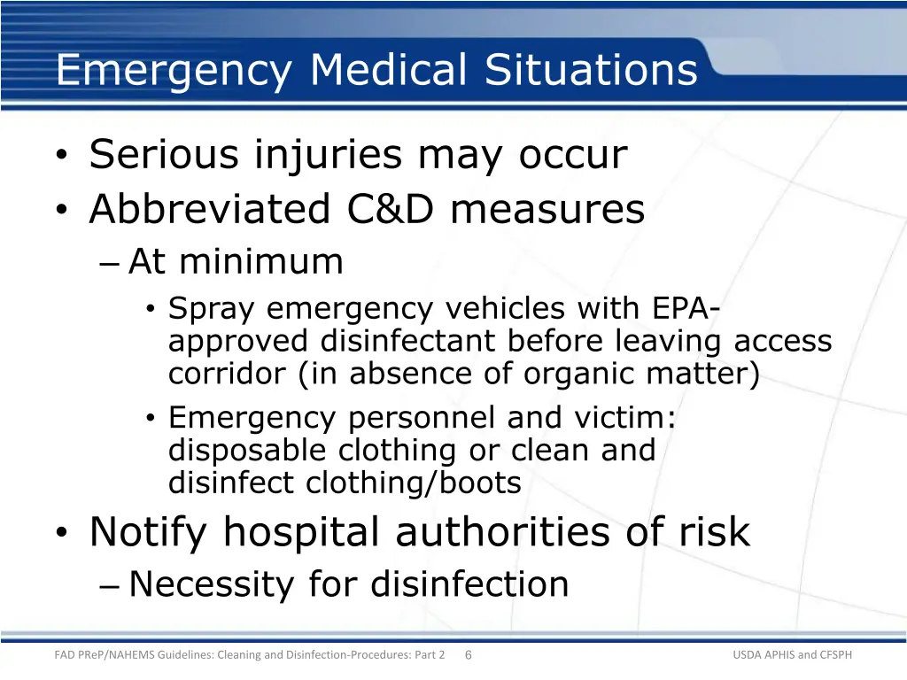 emergency medical situations