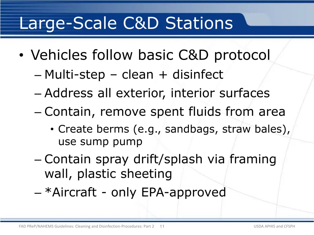 large scale c d stations 2