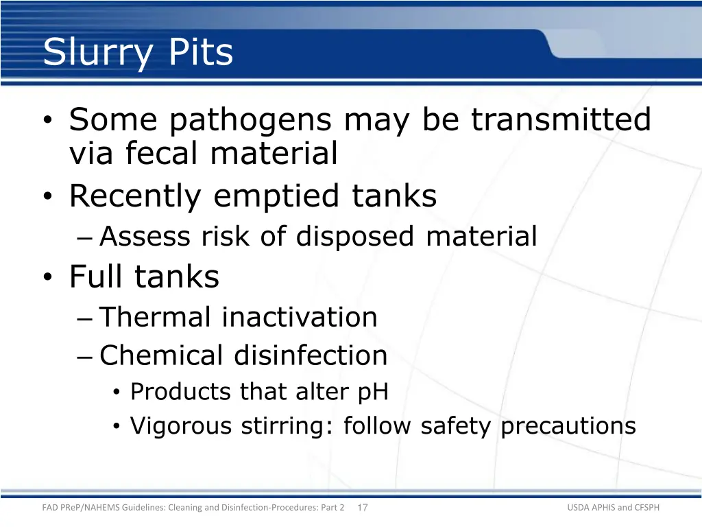 slurry pits