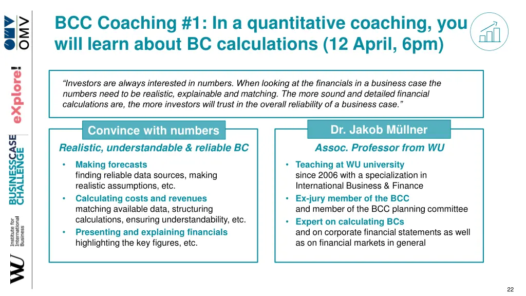 bcc coaching 1 in a quantitative coaching