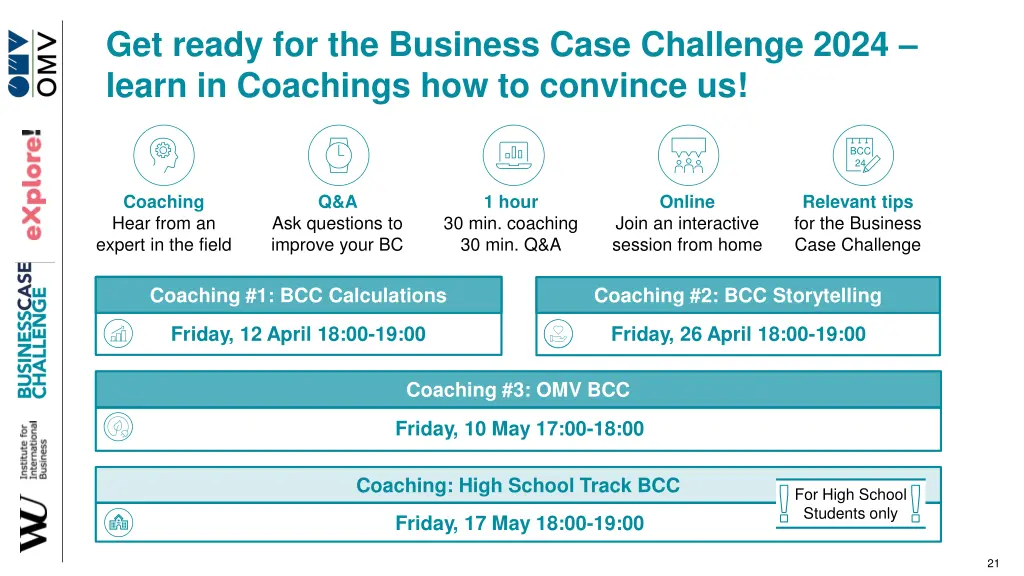 get ready for the business case challenge 2024