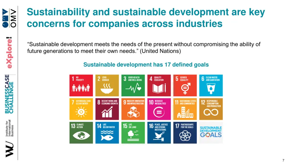 sustainability and sustainable development