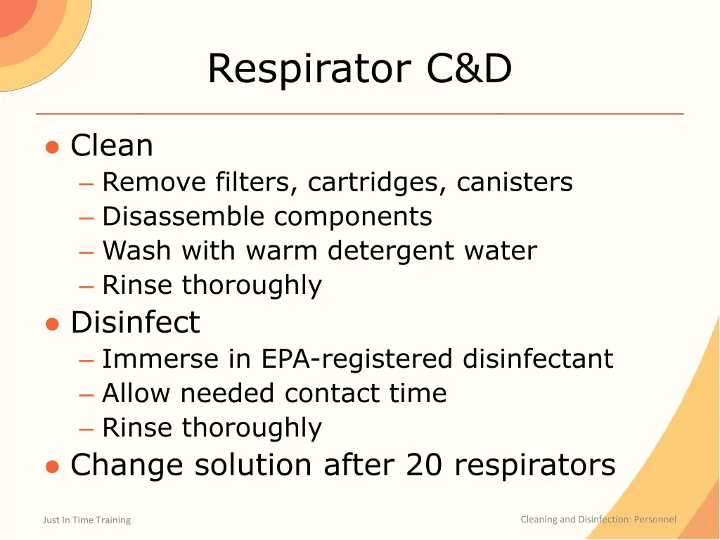 respirator c d