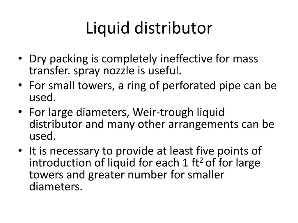 liquid distributor 1