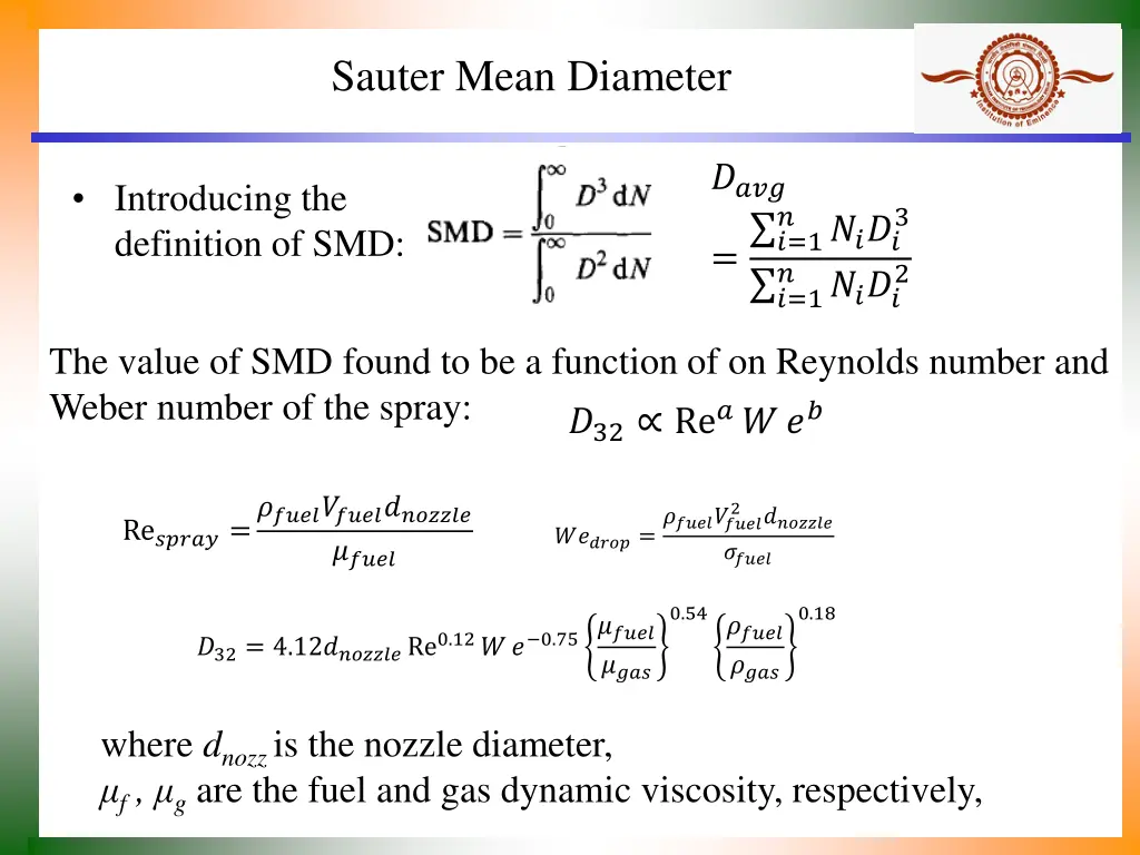 sauter mean diameter