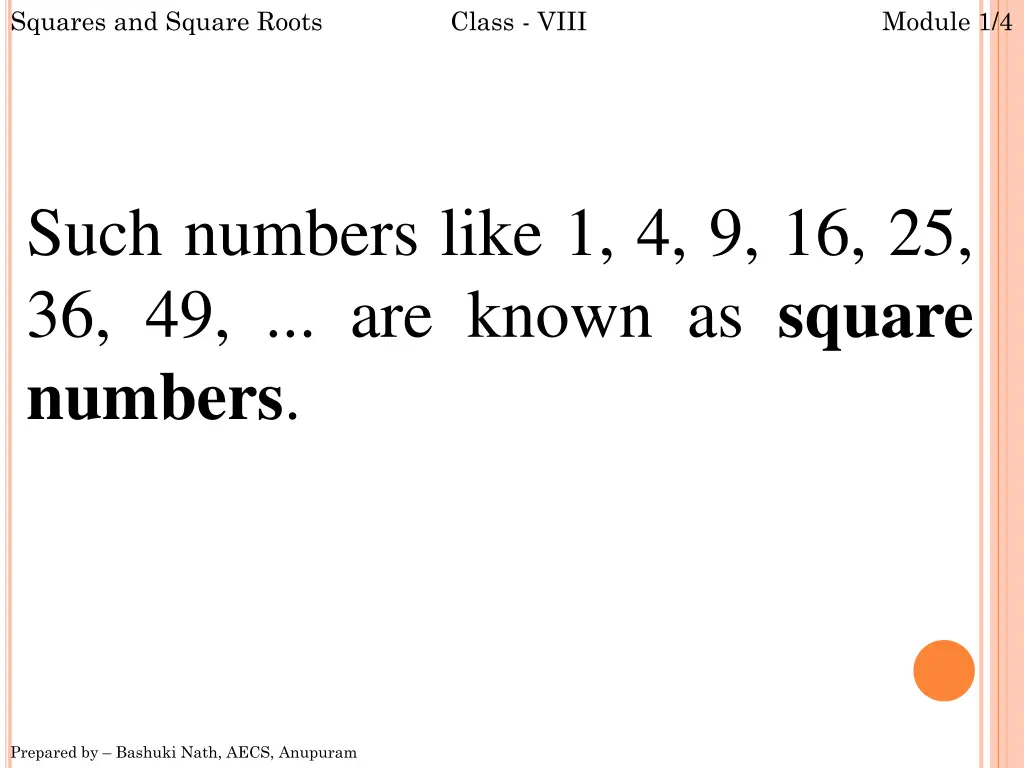 squares and square roots 2