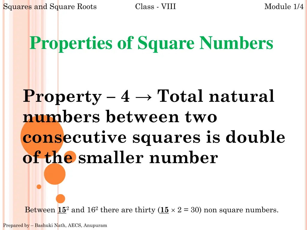 squares and square roots 7