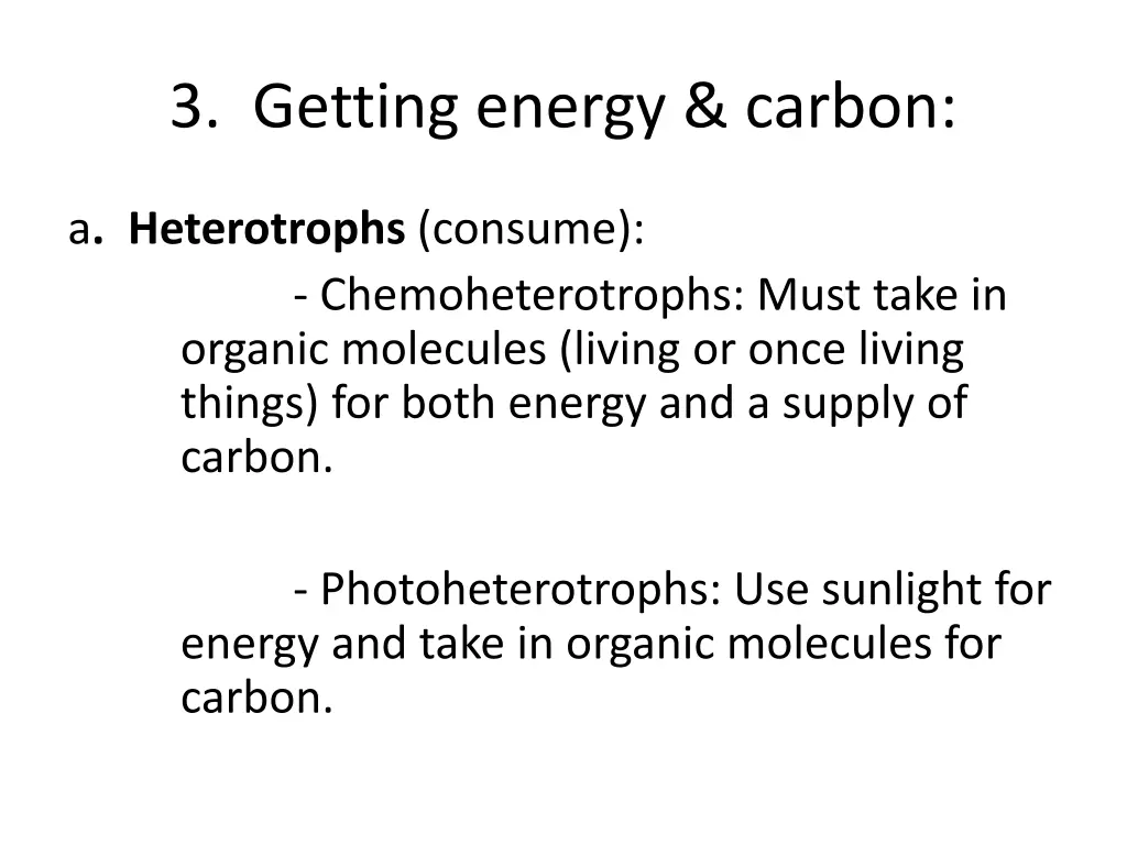 3 getting energy carbon