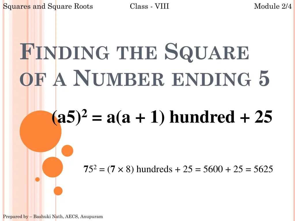 squares and square roots 3