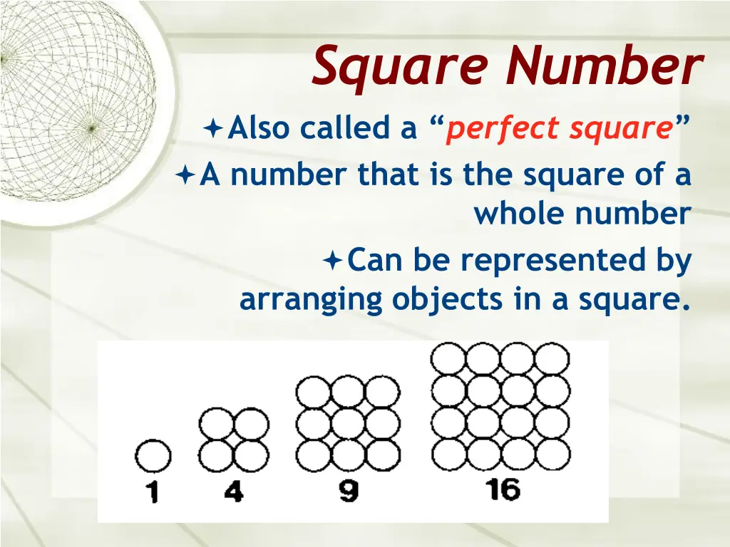 square number also called a perfect square