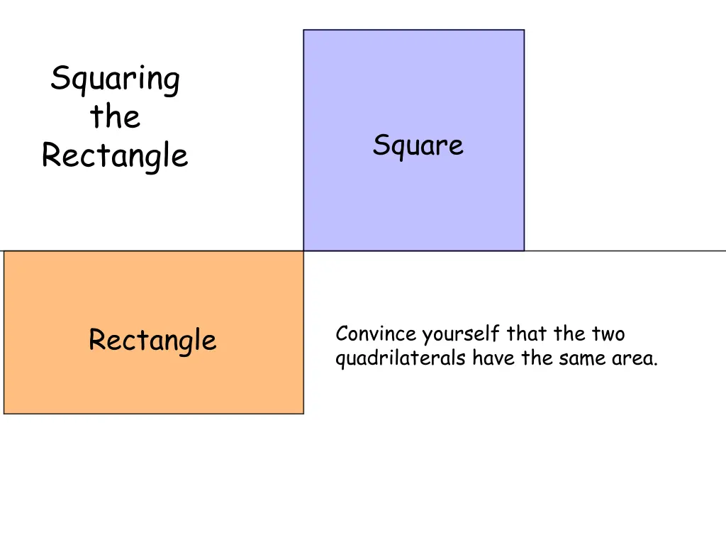 squaring the rectangle 1