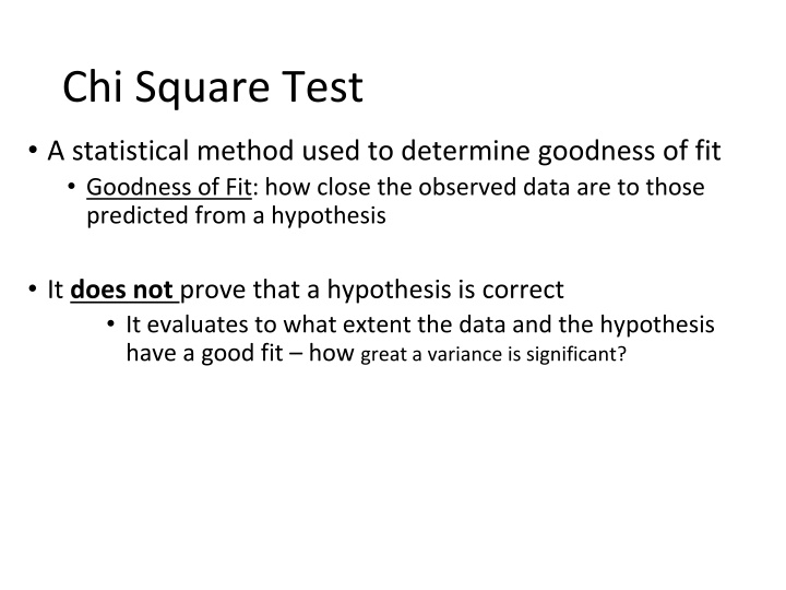 chi square test